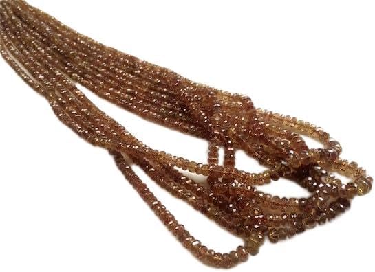 Beads Gemstone 1 Strand Natural Color Changing Garnet Faceted Rondelle Beads, Garnet Beads, Garnet Necklace, 2.5mm - 4.5mm, 16 Inch Code-HIGH-19500