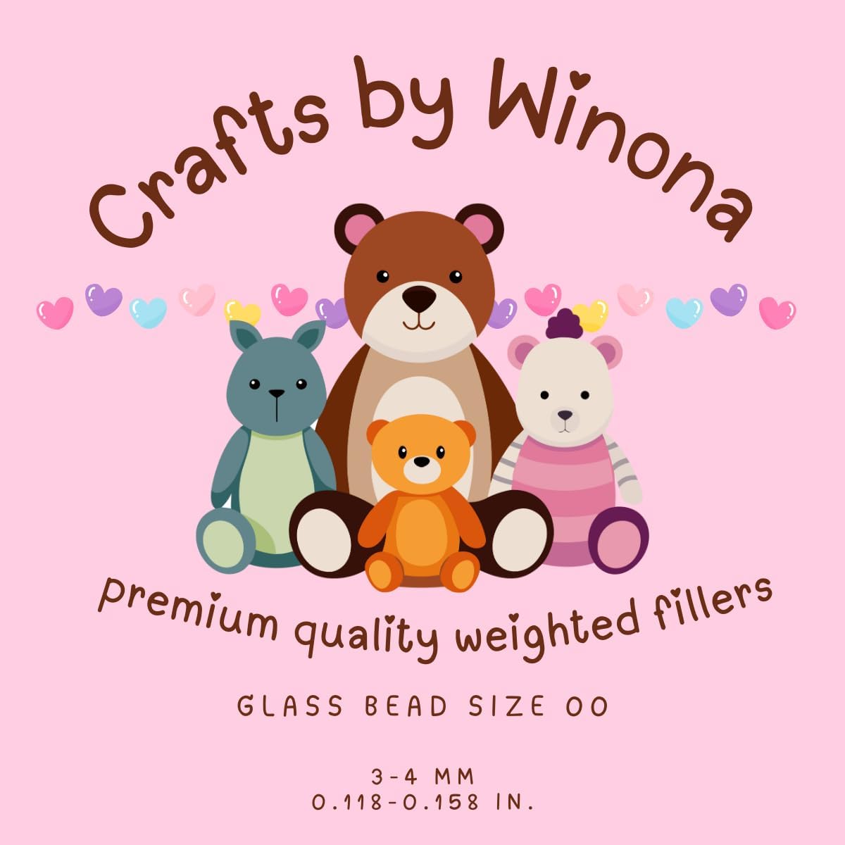 WINONA VAN NORMAN Premium Glass Beads #00 (3-4mm, .11