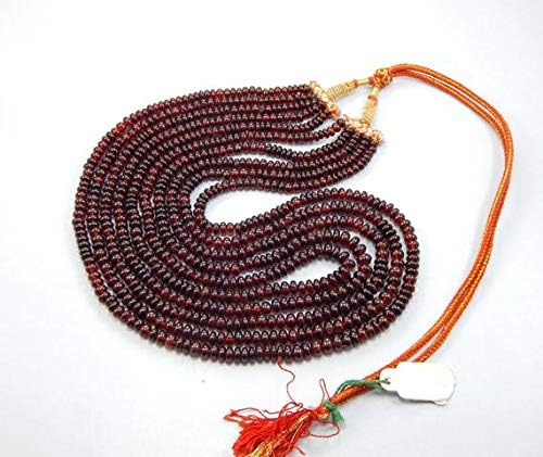 garnet beads, 4-6 mm rondelles garnet rondelles red gemstone beads, january birthstone 5 strand