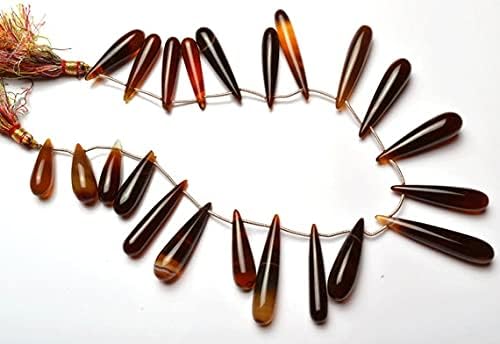 Beads Gemstone 1 Strand Natural 12 Inch Long Strand,Superb CHALCENY Smooth Big Drops Shape Beads Briolettes 28 to 45 MM Code-HIGH-28881