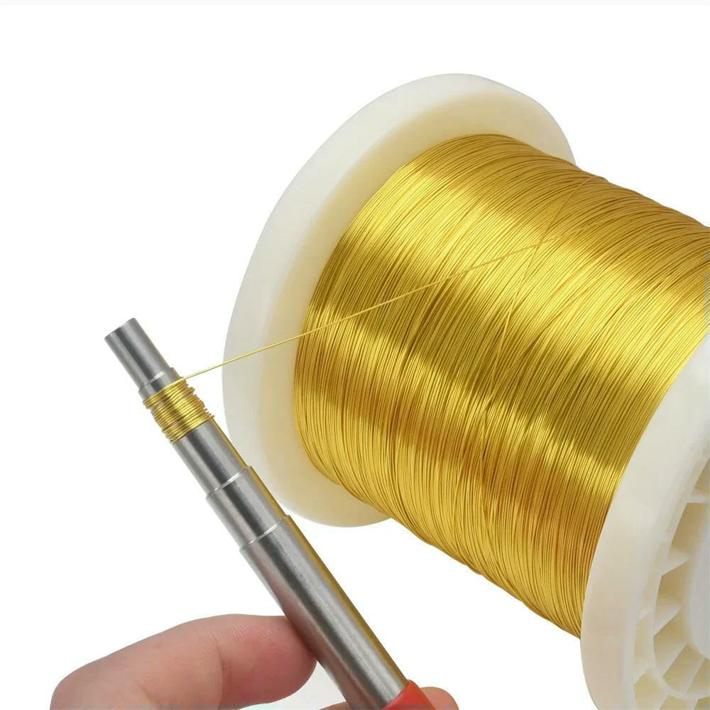 Jewellery Wire, 1kg/roll Tarnish Resistant Copper Craft Wire for Jewelry Making and Beading Supplies(Green,1.25mm 16Gauge 1KG)