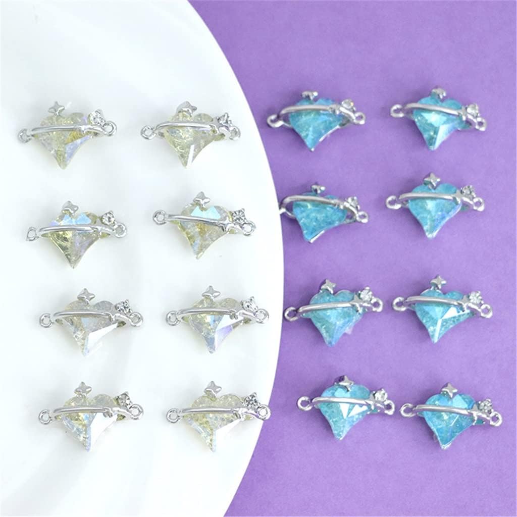 Soft and Cuddly Three-Dimensional Love Heart DIY Kit Cute and Compact Hair Clip Accessory Kit(E)