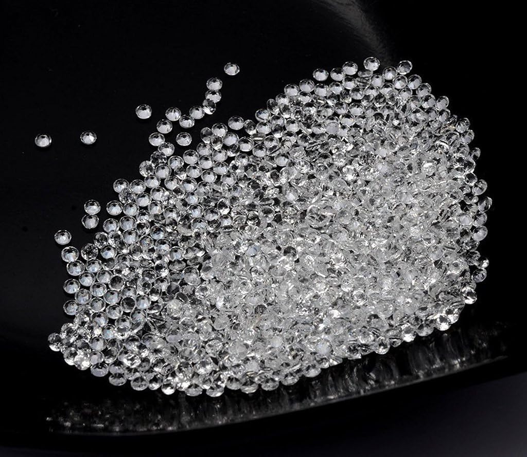 Neerupam collection White African Natural Zircon AAA Quality 1.25 mm Brilliant Cut Round Loose Gemstone