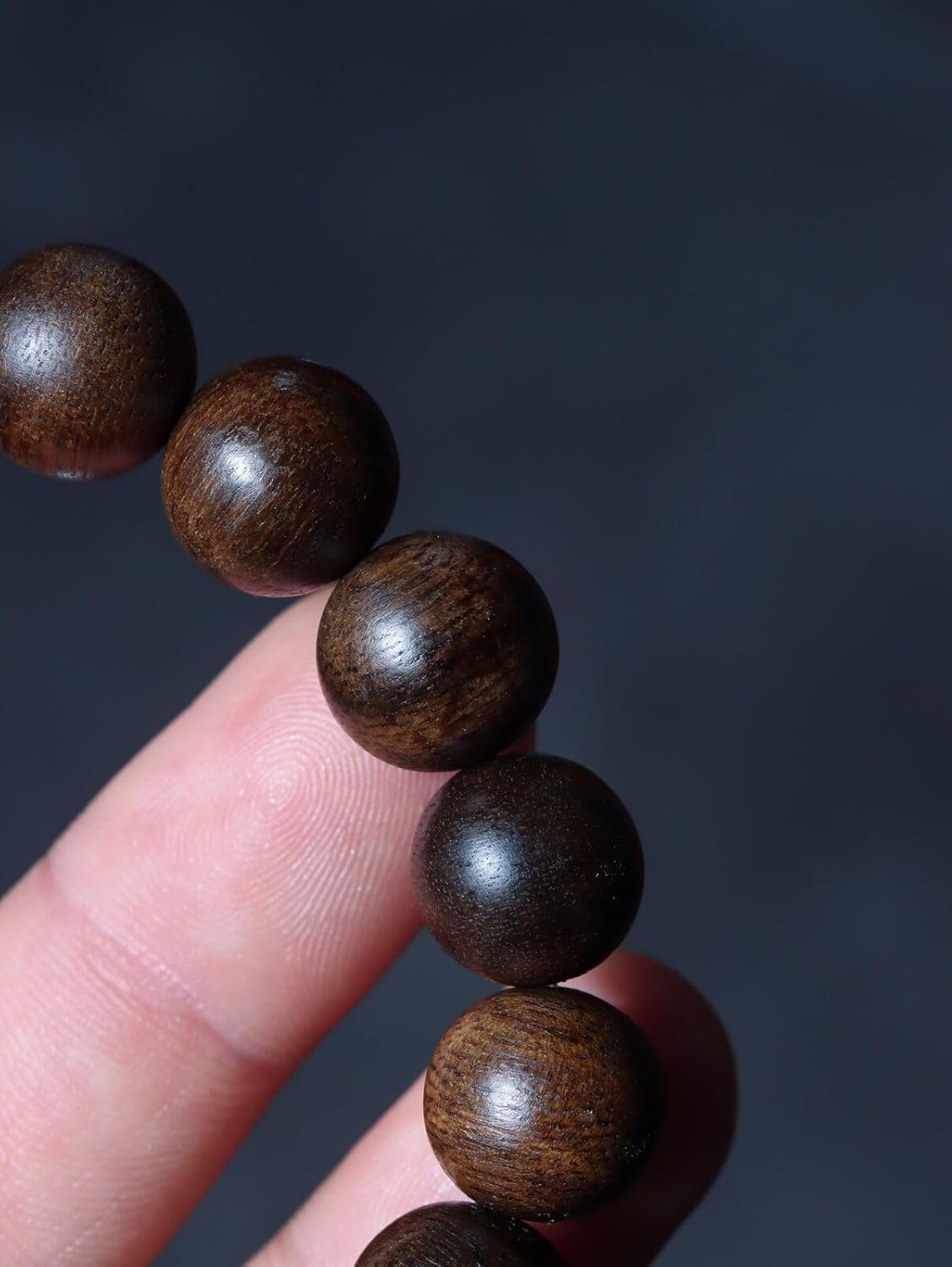 Agarwood 12mm x 17pcs Old Material Fusen Red Earth Agarwood string beads Rosary beads