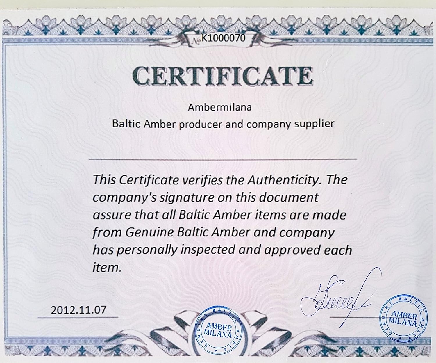 Natural Baltic Amber Rosary Meditation & Prayer Beads/Baroque Beads (Butterscotch)