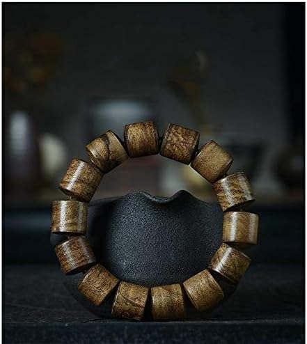 GLW Malaysia Malas Prayer Beads Japa Natural Wild Agarwood Aloewood 12mm #4902