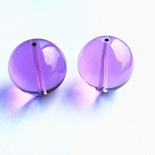 Chandelier Crytal 30pcs/lot 30MM fashion crystal Jewelry Glass Purple Beads smooth Magic ball for Crystal Chandelier Accessories