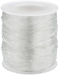 3000m (9840ft) 0.8mm Wholesale Clear Elastic String Stretchy Bracelet String Crystal String Bead Cord for Bracelet, Beading and Jewelry Making RC099