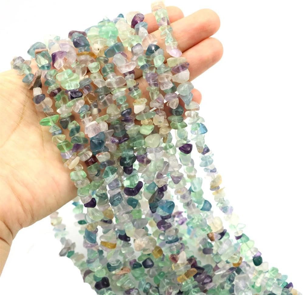 Natural Crystal Chips Gravel Stone Beads for DIY Jewelry Crafting, Necklace & Bracelet Making