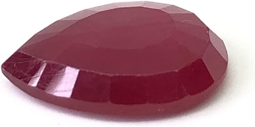 8.12 Ct Ruby Pear Shape Size 16x12.50 mm Cut Faceted Attractive High Quality Fine Loose Gemstone For Making Jewelry Size Pendant/Ring