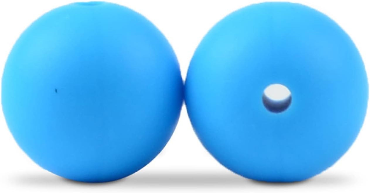 Silicone Beads Bulk for Keychain Making 9mm Multi Color Round Silicone Beads DIY Bracelet Necklace Women Jewelry Making Handmade Supplies (Navy)