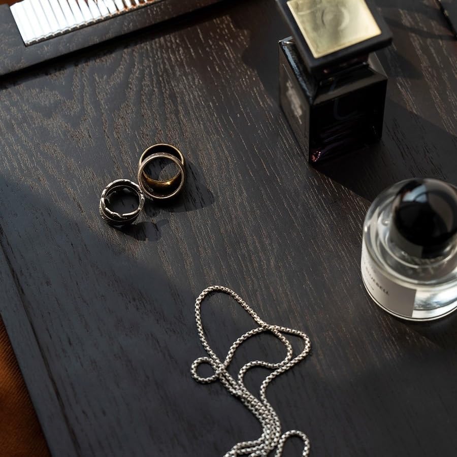 Tray Chinese Simple Wooden Tray Light Luxury Solid Color Household Teacup Storage Tray Decorative Ornaments Tray Serving Trays