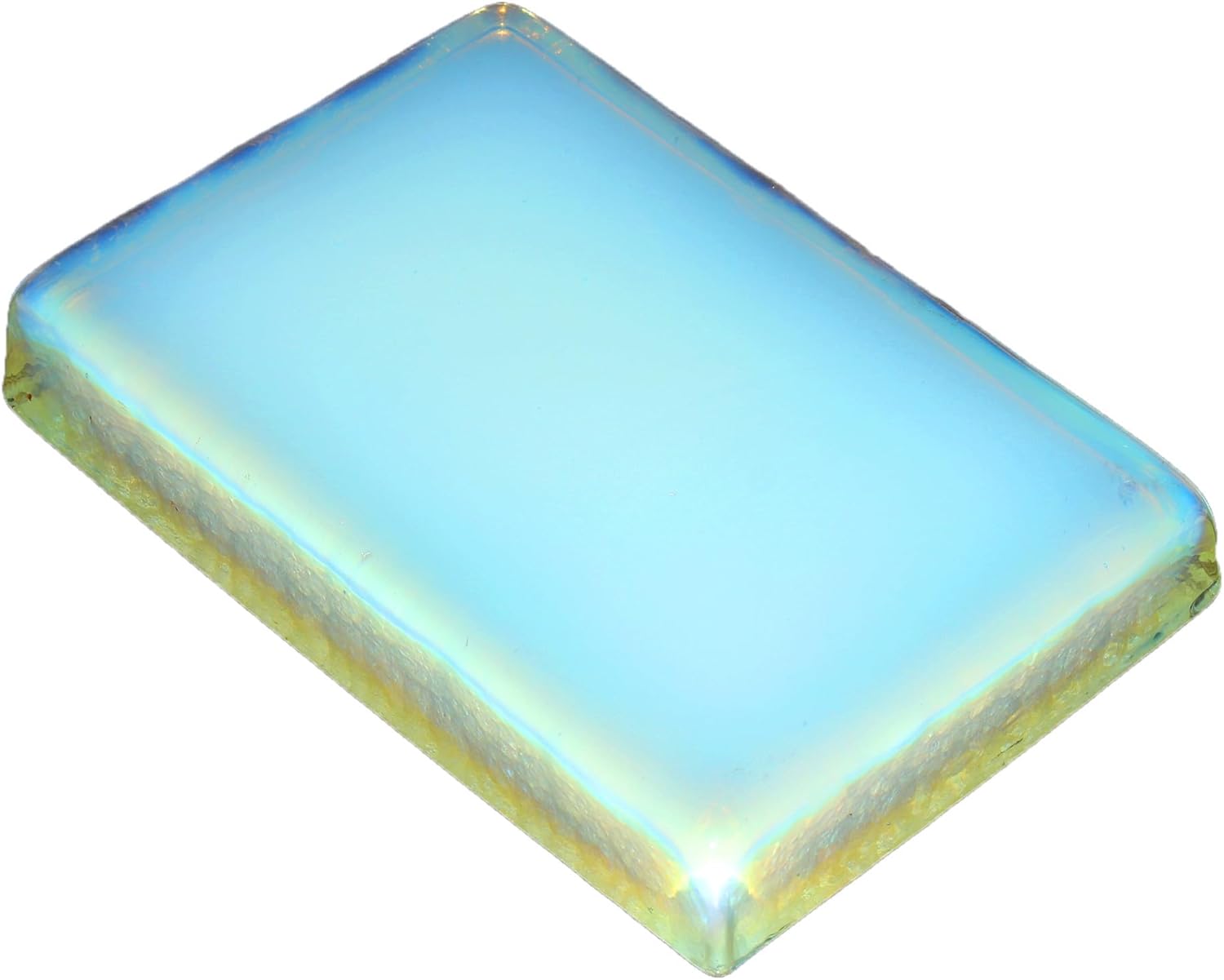 REAL-GEMS Genuine Blue Opalite Energization Slab Crystal 1109 Grams 16 cm for Office