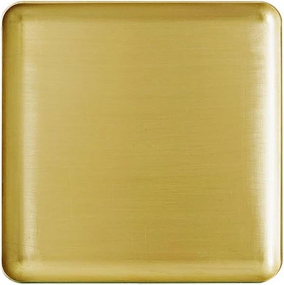 Tray Thickened Copper Tray Item Storage Tray Jewelry Display Tray Metal Service Tray Decorative Tray Serving Trays (Color : B)