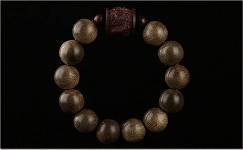 GLW Brunei Genuine Wild Agarwood Aloewood 15 mm Malas Meditation Prayer beads #4949