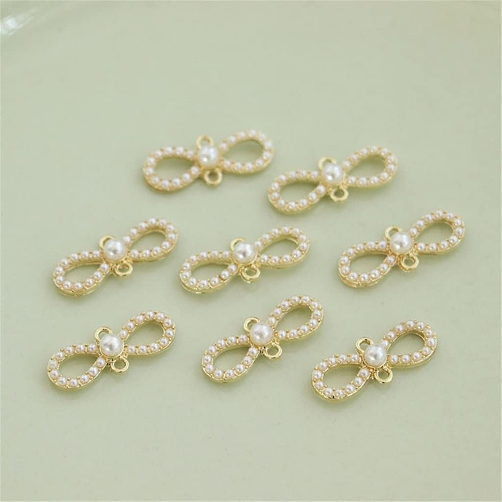 Pearl Dangling Pendant Earrings Accessories Handmade DIY Phone Case Jewelry Material