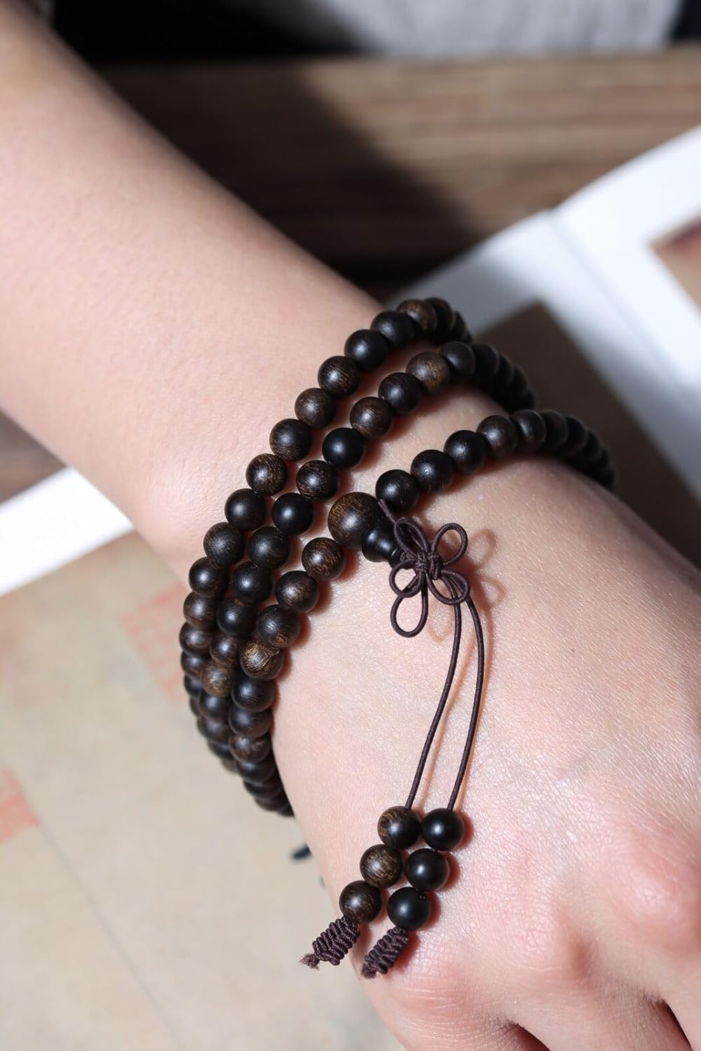 Agarwood 6mm*108pcs Darakan Agarwood Bracelet Submerged grade Buddha beads rosary beads