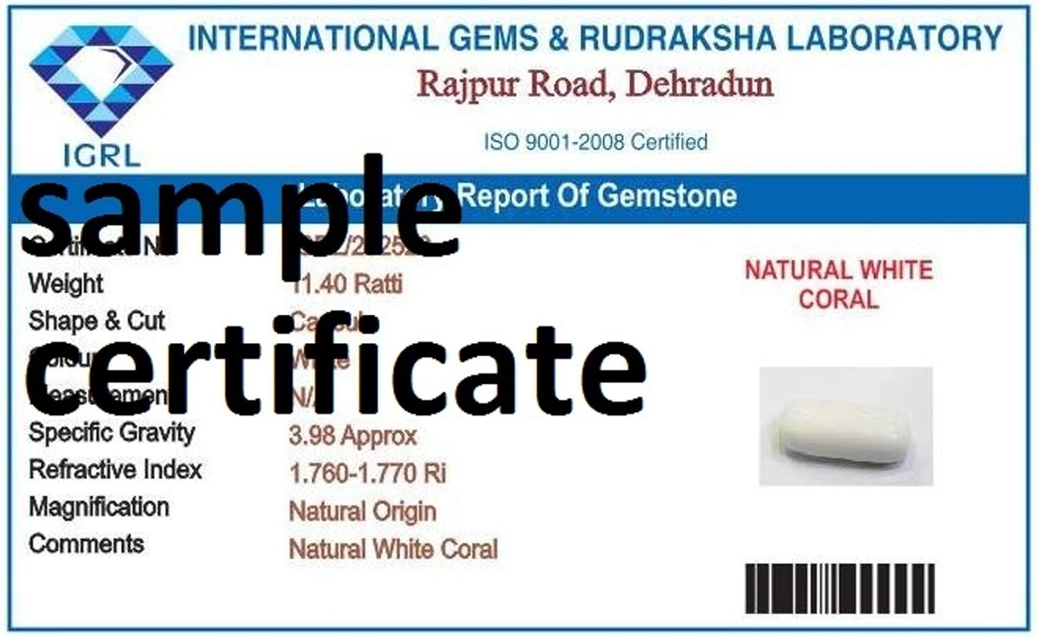 Divya Shakti 8.25-8.50 Carat White Coral Moonga Munga Gemstone Panchdhatu Ring For Men & Women