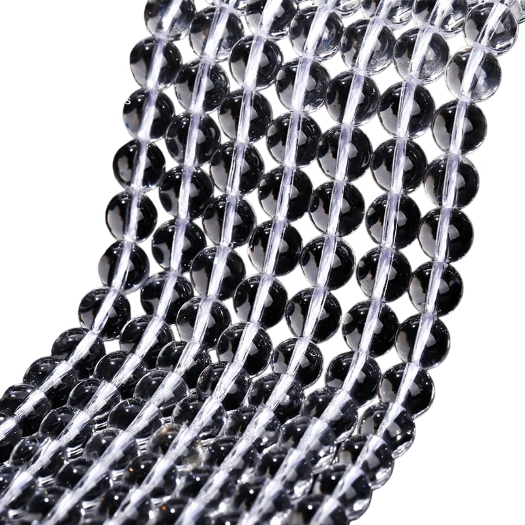 Collectible Natural White Crystal Scattered Beads - Selected high-Transparent Energy Crystals, Suitable for fine Jewelry Making(12mm (0.48in Approx. 31 pcs))