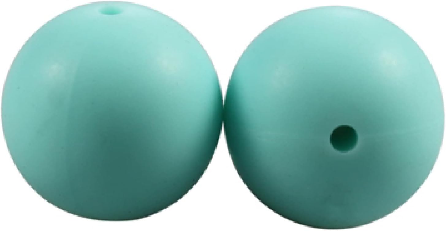 15mm 12mm Silicone Beads Bulk Round Silicone Beads for Keychain Making Silicone Beads Bulk DIY Bracelet Necklace Women Jewelry Making Handmade Supplies (15mm Color 9)