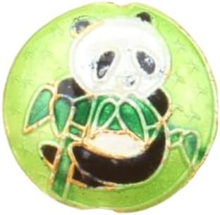 Handmade Cloisonne Enamel Panda Beads Copper tire Women Accessories DIY Necklace Earrings Bracelets Jewelry Making Supplier Chinese Intangible Cultural Heritage