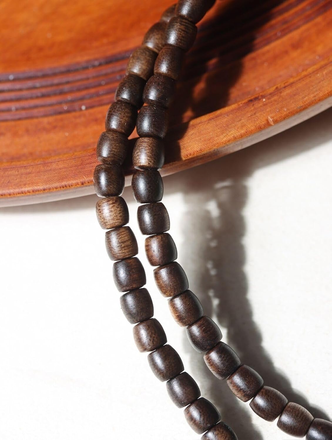 Agarwood 6mm×108pcs Phusen Red Clay Agarwood Bracelet Buddhist Beads Rosary Beads