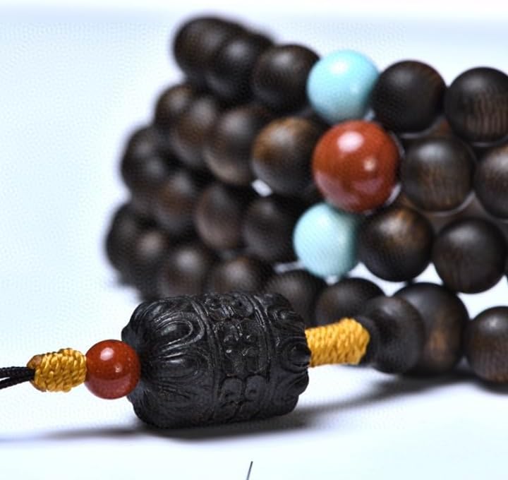 Brunei Agarwood 8mm*108 Beads Rosary Pendant Soft Silk Variety with Rich Floral Aroma