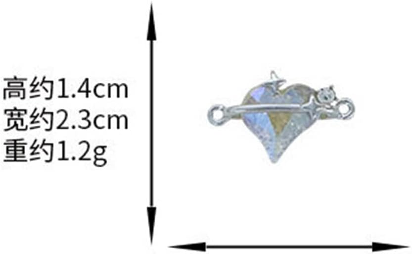 Soft and Cuddly Three-Dimensional Love Heart DIY Kit Cute and Compact Hair Clip Accessory Kit(E)