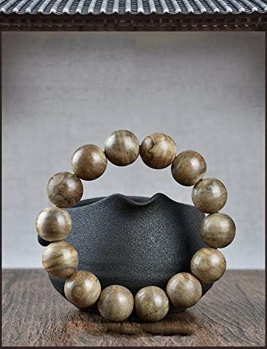 GLW Malinao Wild Agarwood 15mm Malas Meditation Prayer Beads Japa #4890