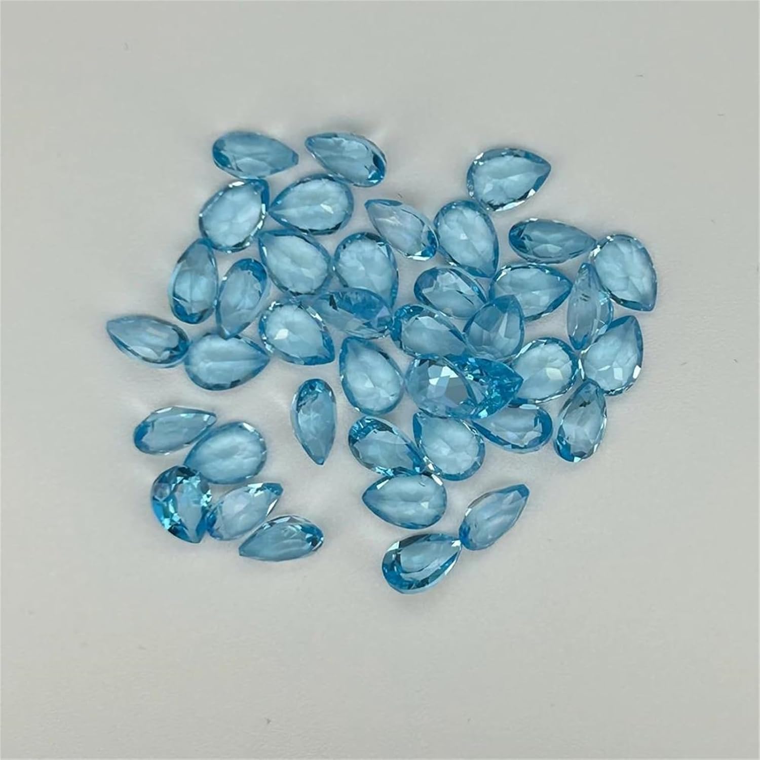 Natural Swiss Loose Gemstone Pear Cut for Jewelry Making