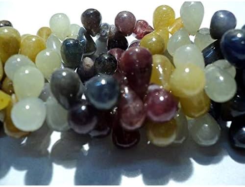 Multi Sapphire - Multi Sapphire Tear Drop Shaped Plain Briolettes - 34 Pieces - 11x7mm Each Code-HIGH-48737