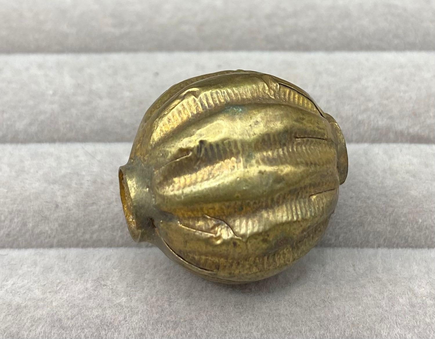 Handcrafted Afghan Silver Gold Plated Bead 25x23mm – 9.93g Antique Nepalese Tibetan Jewelry Bead for Necklace & Bracelet Making, Ethnic Boho Vintage for DIY Jewelry Design (20)