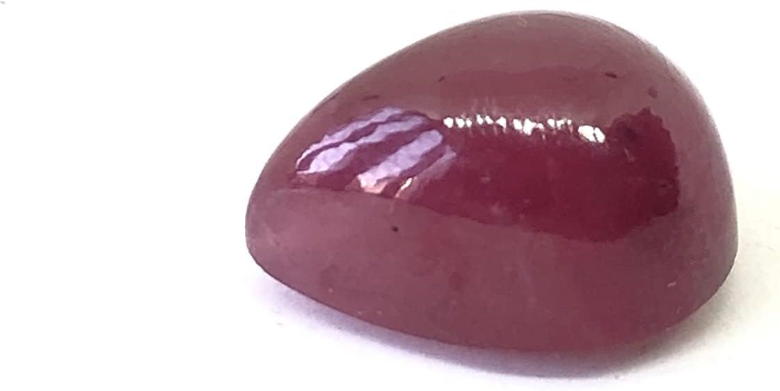 25.35 Ct Deep Red Ruby Pear Shape Cabochon Size 18x13 mm Attractive Unique Quality Most Popular Loose Gemstone Best For Making Jewelry Pendant/Ring
