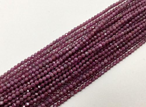 Ruby Beads Full Strands AAA 2.5mm Natural Stone 13 inches length