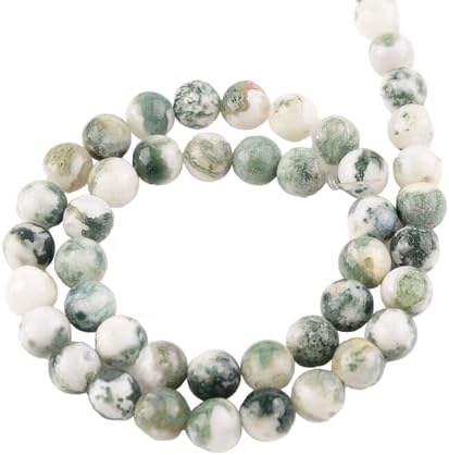Natural Treeline Agate Stone 25 Strand Loose Beads DIY Jewelry Making CHIK-STRD-87108