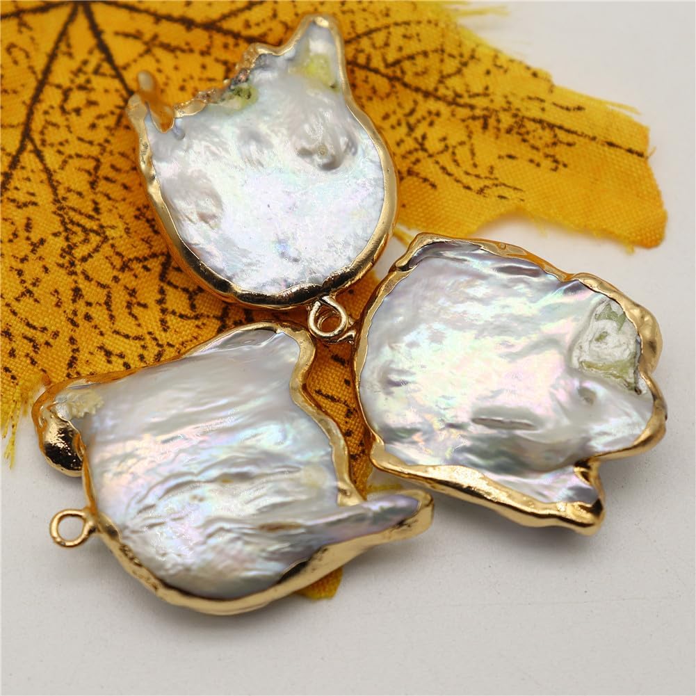 Pearl Pendant Natural Irregular Shape Loose Bead for Jewelry Making DIY Necklace Earrings 05cm-15cm 50 Pieces