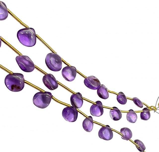 8 inches 1 Natural Amethyst Beads Size 8x8mm Shape Heart Cut Smooth Making, Beading & Craft Supplies lot of 5 Strands Chik-STRD- 91057