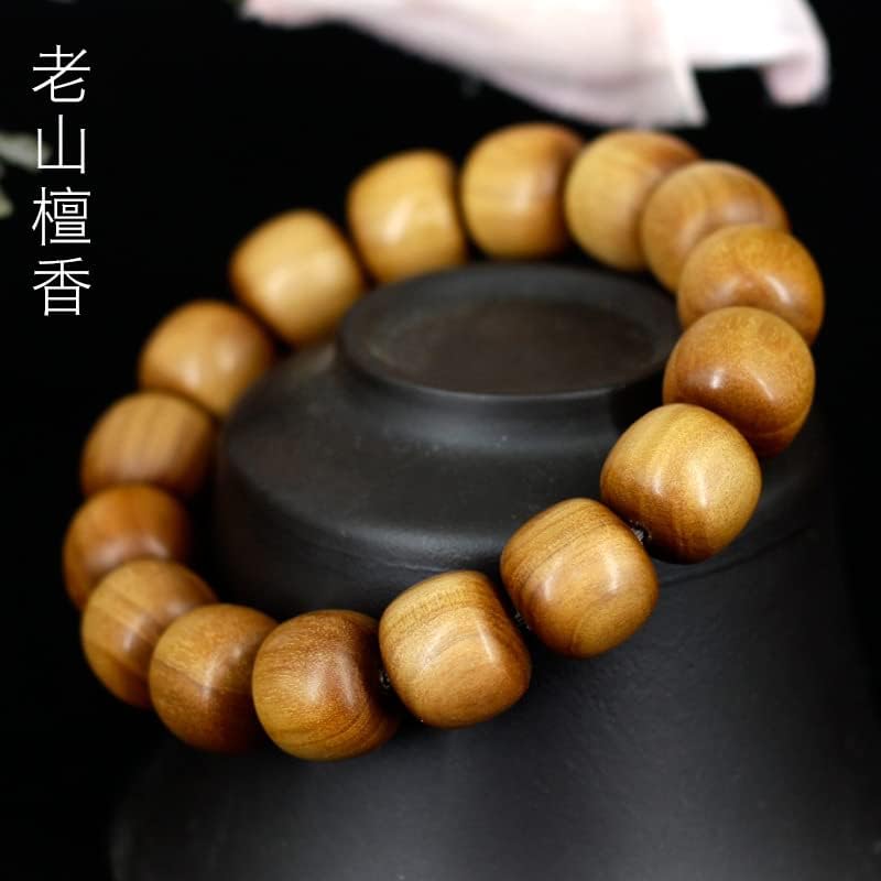 老山檀香老形珠手串1.4**16颗沉符水佛珠文玩 檀香木男女念珠手链(【老山檀香老形珠】沉水款)