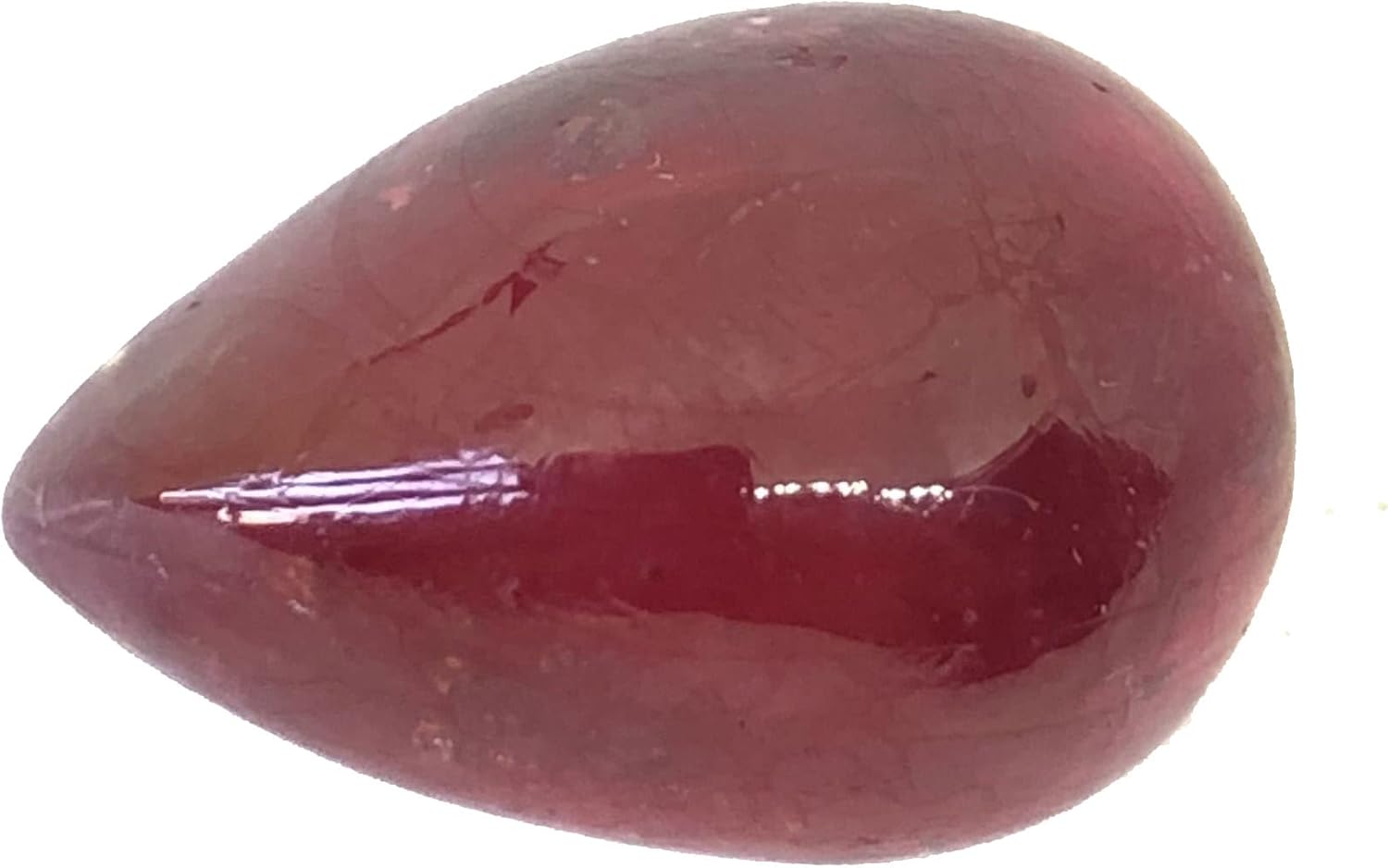 26.30 Ct Deep Red Ruby Pear Shape Cabochon Size 20x14 mm Attractive Fine Quality Most Popular Loose Gemstone Best For Making Jewelry Pendant/Ring