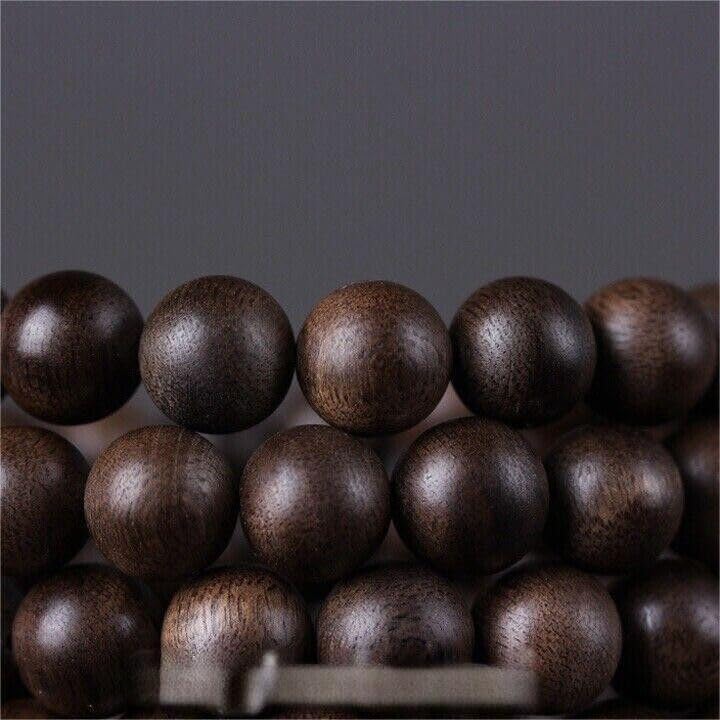 Agarwood 10mm*108 Kalimantan Brunei agarwood Bracelet Rosary agarwood Beads agarwood #108