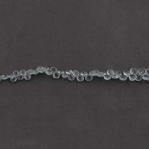 Big Halloween Sale 1 Strand Excellent Quality Apatite Faceted Briolettes - Apatite Heart Shape Beads 6mm-8mm 8 Inches SB810