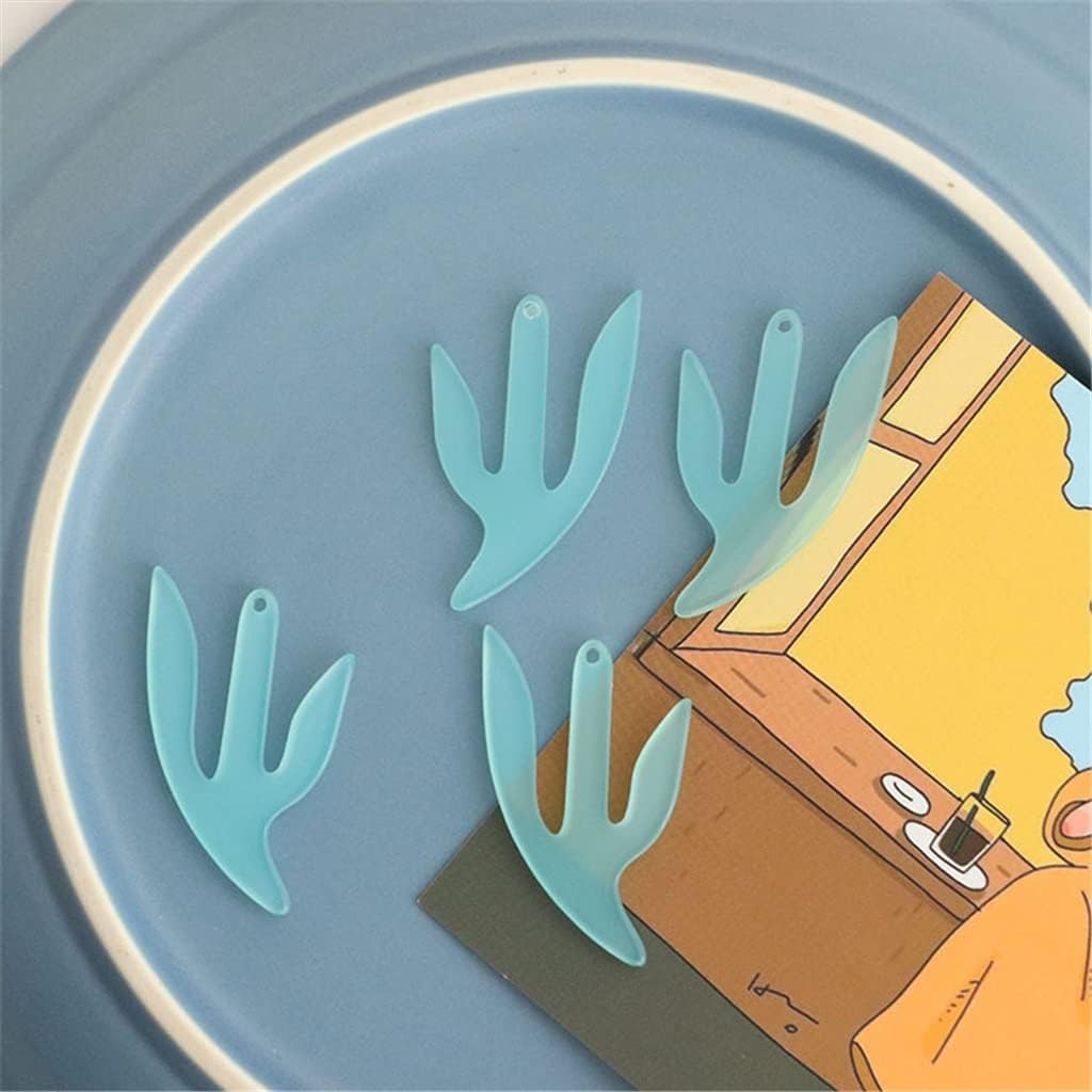 SIDUFHAOPKLL Jelly Acrylic Earrings DIY Handicraft Material Accessories(Black)