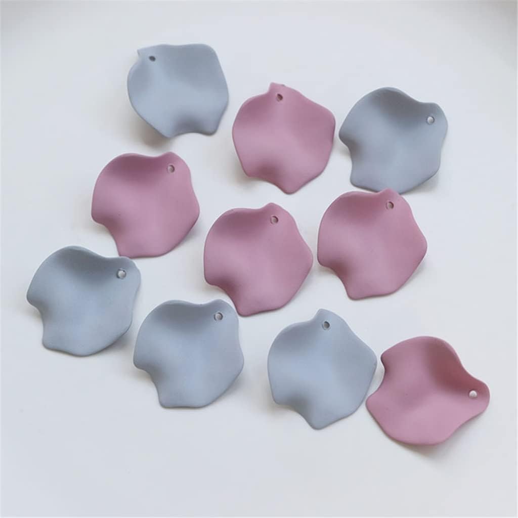 SIDUFHAOPKLL and Acrylic Flower Petal Stud Earrings Accessories DIY Earring Crafting Material Ornaments(E)
