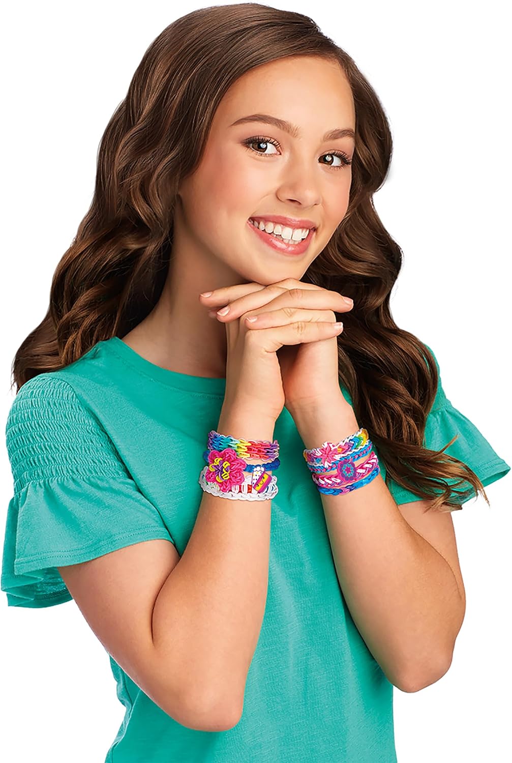 Lexibook, Studio Elastique CRLOOM7 Giant Loom Set All in One Blue Green Red Yellow Orange Pink Purple Black