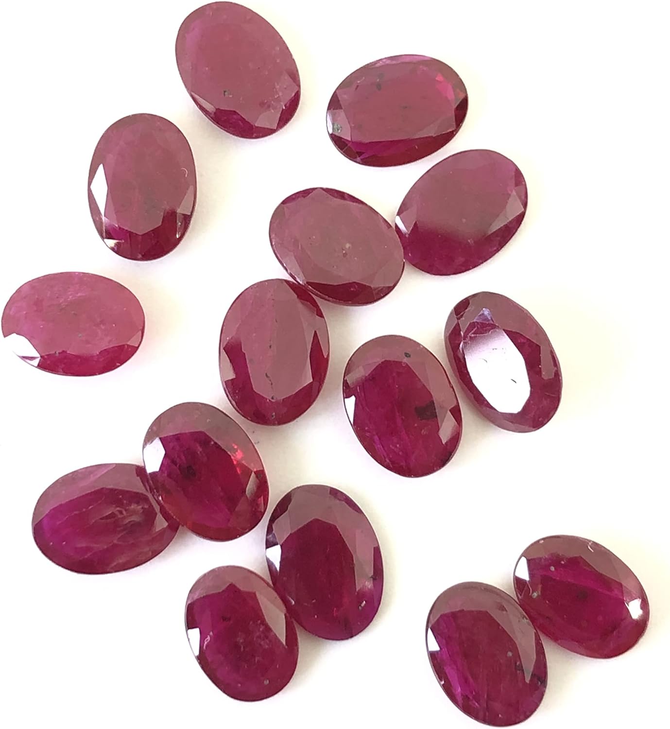 100% Natural Certified Ruby Oval Shape Size 8x6 mm Cut Faceted Loose Gemstone For Making Ring, Necklace Jewelry With Best Deal And Offer