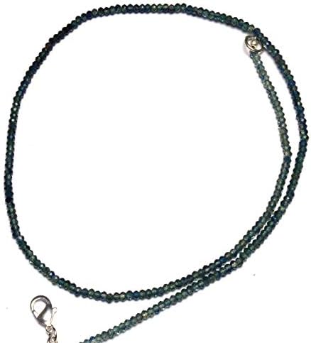 Natural Gemstone Australian Blue Sapphire 3MM Approx. Faceted Rondelle Beads 16