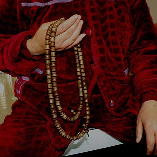 Indonesia Wild Agarwood Gaharu 12 mm Japa Mala Meditation Prayer Beads ?? #1884