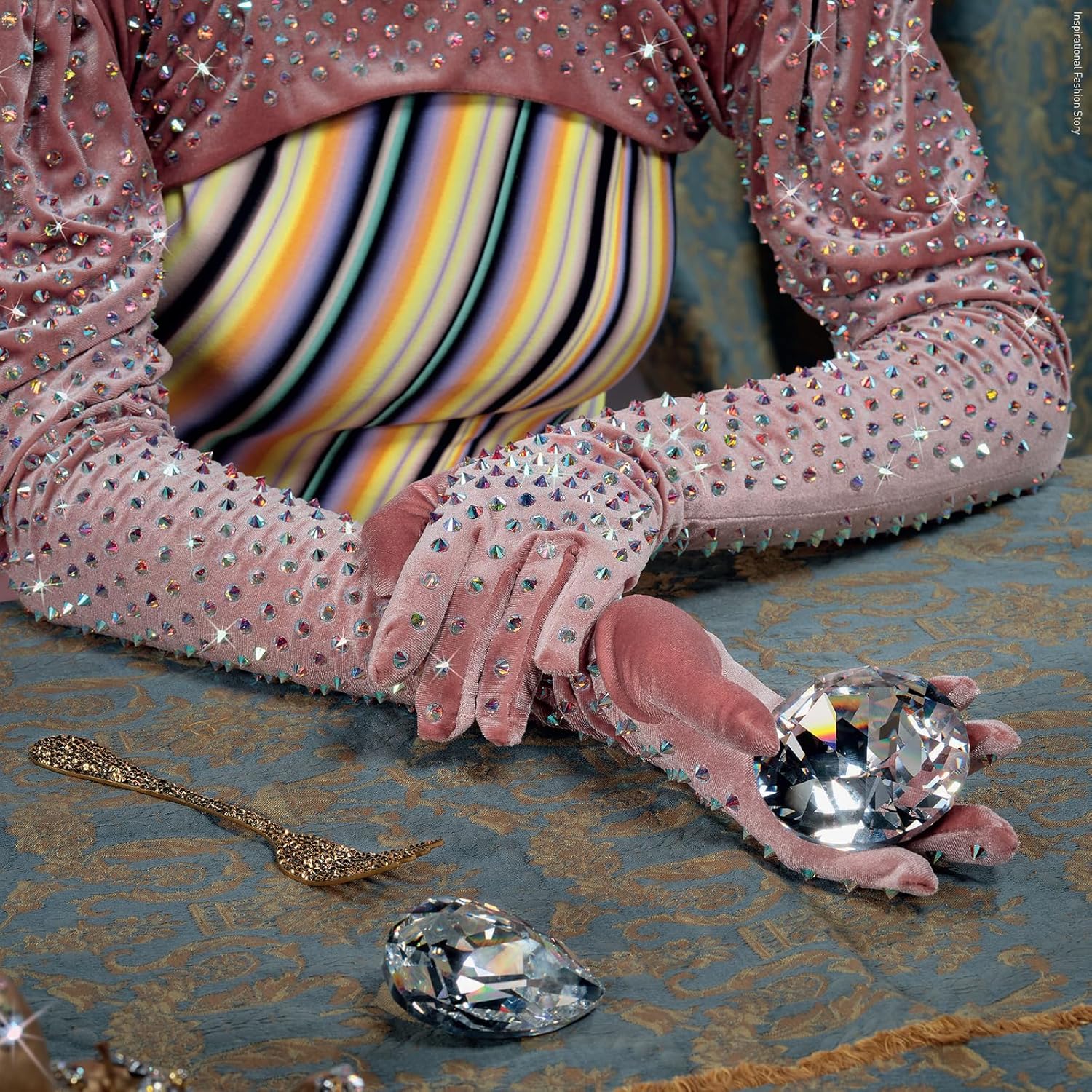 144 Pieces SS29 Preciosa Maxima Czech Spike Cone Hotfix, Crystal