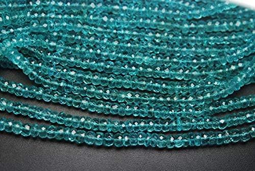 18 Inches Super, Sky Green Blue Apatite Size5-5.5mm Code-HIGH-64703