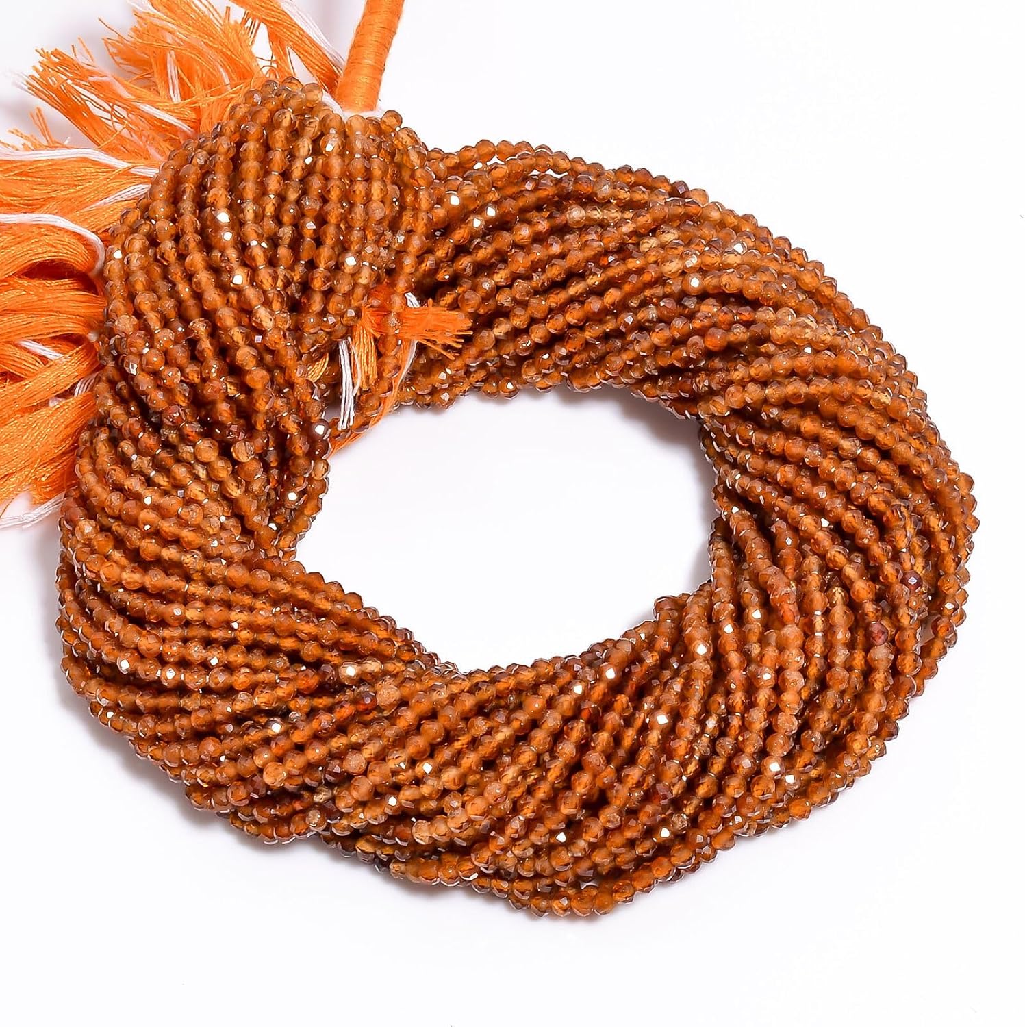 Natural Hassonite Shaded Gemstone Rondelle Faceted Beads 3X3 mm 100 Strand 13